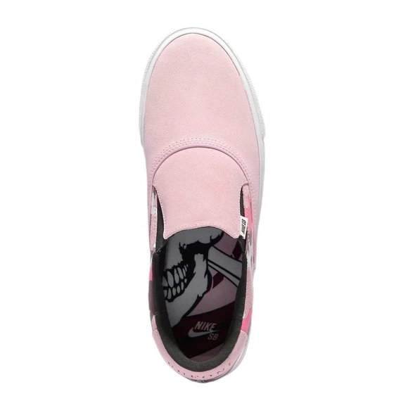 Nike SB Womens Letica Bufoni Verona Pink Camo Slip On Skate Shoes - Picture 8 of 8